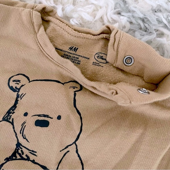 H&M Matching Sets Baby Disney Winnie The Pooh Sweatsuit Outfit